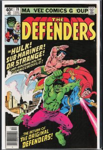 The Defenders #78 (1979) The Defenders