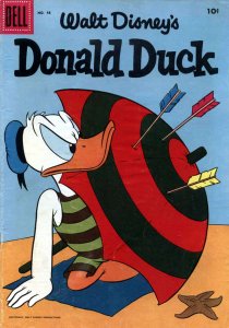 Donald Duck (Walt Disney's) #48 FAIR ; Dell | low grade comic July 1956 Beach Um