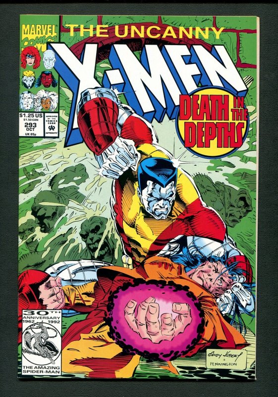 Uncanny X-Men #293 / 9.4 NM /  October 1992