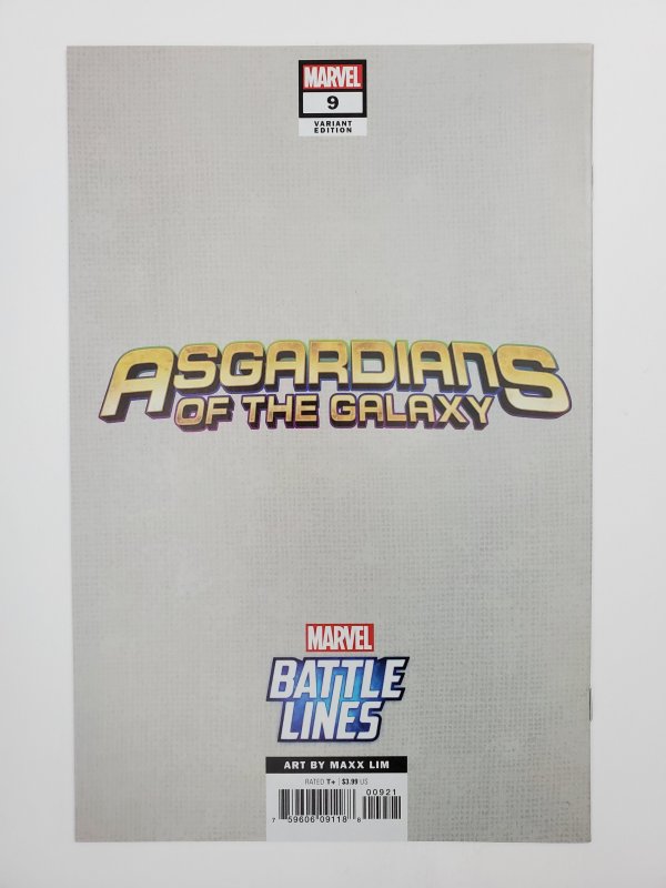 Asgardians of the Galaxy #9 Maxx Lim 'Battle Lines' Variant (2019)