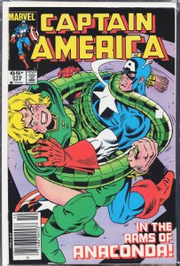 Captain America #310 (1985) Captain America [Key Issue]