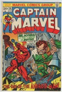 Captain Marvel #24 (1968) - 5.0 VG/FN *Death in High Places* 