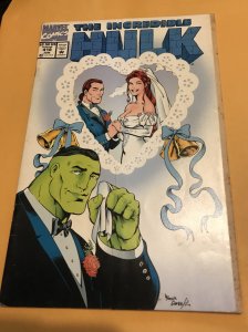 INCREDIBLE HULK #418 Newsstand : Marvel 6/94 Fn+; 1st Talos, Wedding Die-Cut cv.