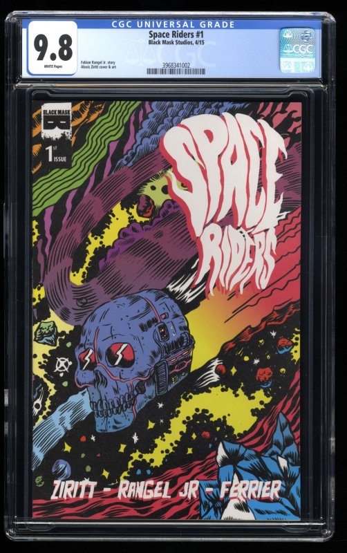 Space Riders (2015) #1 CGC NM/M 9.8 White Pages