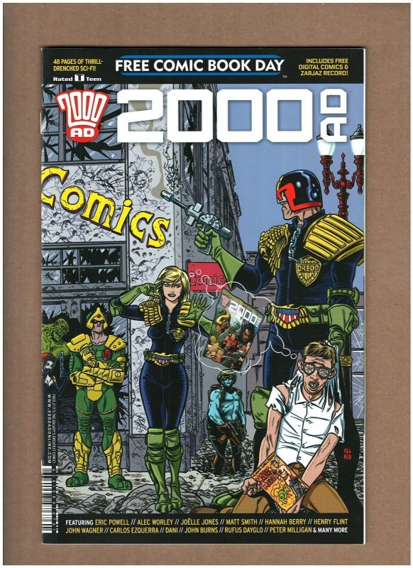 2000 AD Free Comic Book Day 2016 Rebellion Comics Judge Dredd NM- 9.2