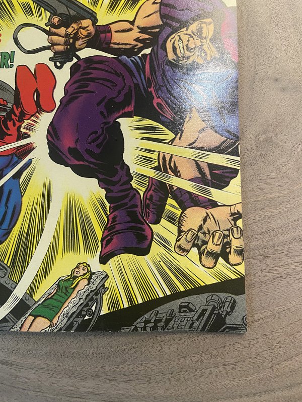 Captain America #108 ( 8.0 VFN ) Jack Kirby, Full Size Spiderman Ad  / 1968