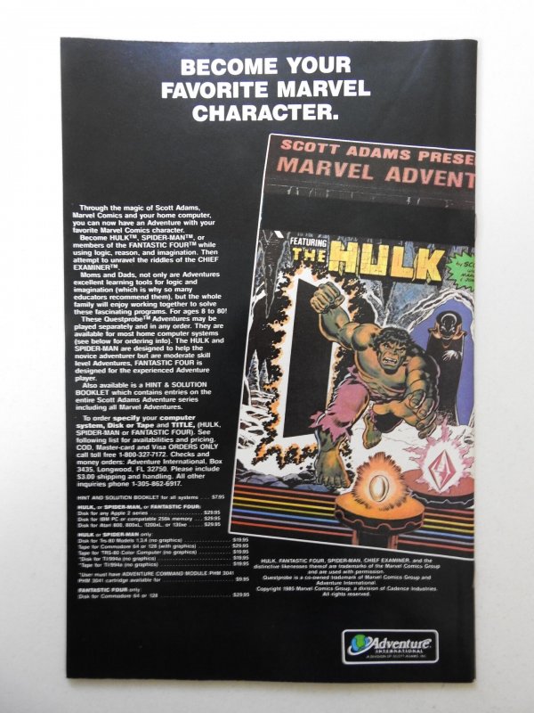 The Incredible Hulk #317 (1986) VF Condition!