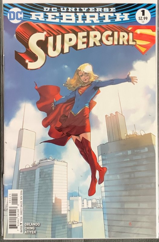 Supergirl: Rebirth #1 - Variant Cover (2016, DC) NM/MT