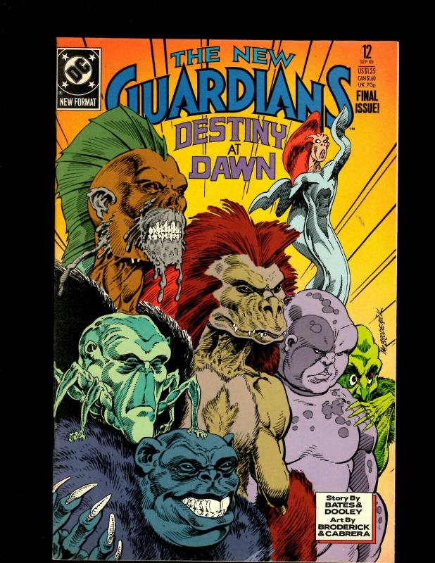 Lot of 11 The New Guardians DC Comic Books #1 2 4 5 6 7 8 9 10 11 12 J344