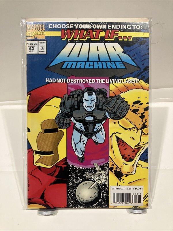 1994 Marvel Comics What If? 63 War Machine had not destroyed the Living Laser FS
