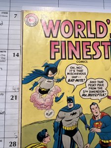 World's Finest #113 ( DC 1960 ) 1st Bat-Mite/Mxyzptlk team-up