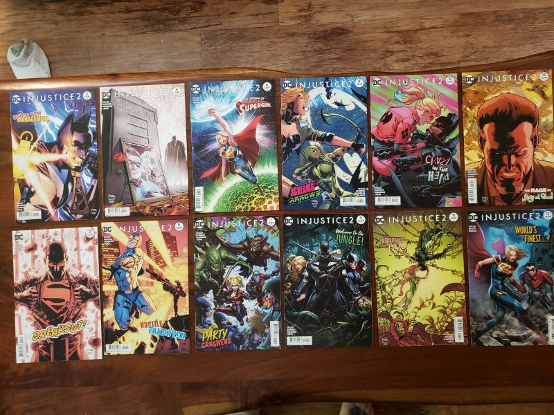 INJUSTICE 2 #2 3 4 5 6 7 8 9 10 11 12 13 (2018) Lot of 11 DC Universe Comics