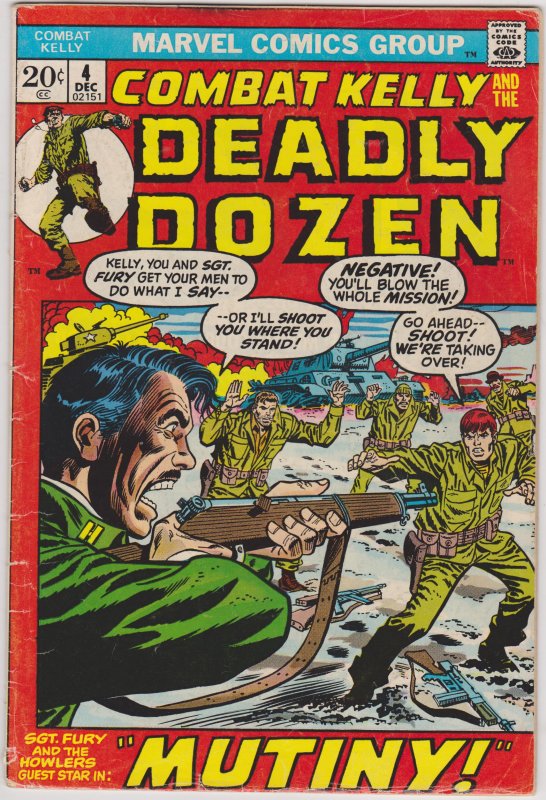 Combat Kelly and the Deadly Dozen #4 (1972)