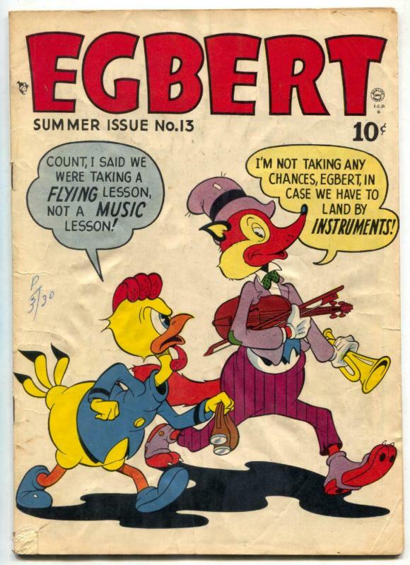 Egbert #13 1949- Golden Age Funny Animals- apparent VG
