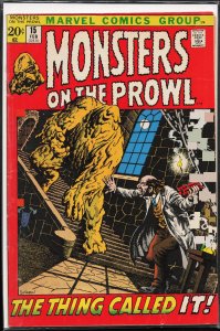 Monsters on the Prowl #15 (1972) Munch's animated construct