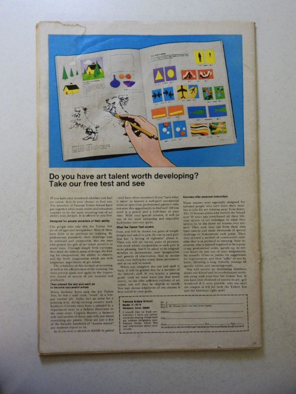 Thor #185 (1971) VG Condition cover detached at 1 staple