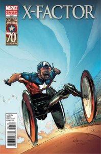 X-Factor #222A VF/NM ; Marvel | Captain America 70th Anniversary Variant