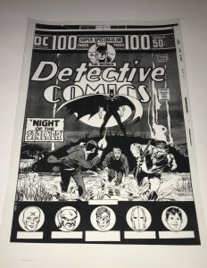 Batman Dark Knight 100 Pages Manhunter  DC Comics Cover Production Art Acetate