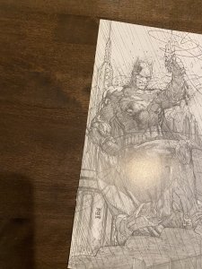 Justice League #1 sketch cover Jim lee