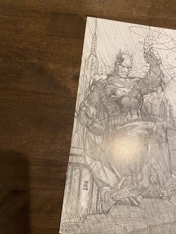 Justice League #1 sketch cover Jim lee