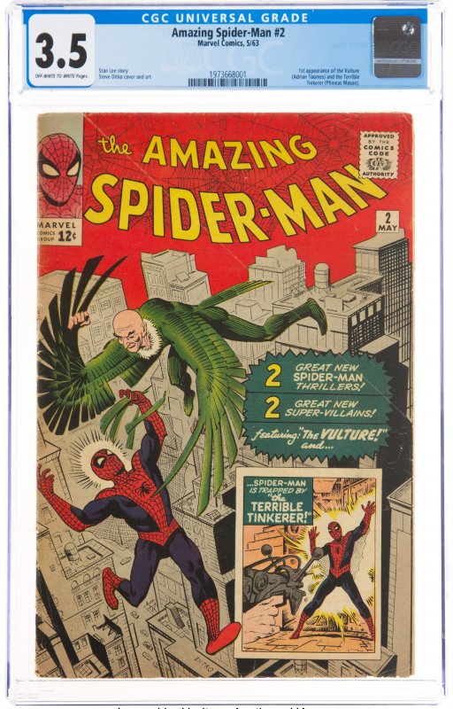 The Amazing Spider-Man #2 (Marvel, 1963) CGC GRADED 3.5