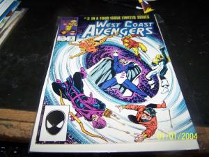 west coast avengers comic # 3 mini series 1984 hawkeye mockingbird wonderman