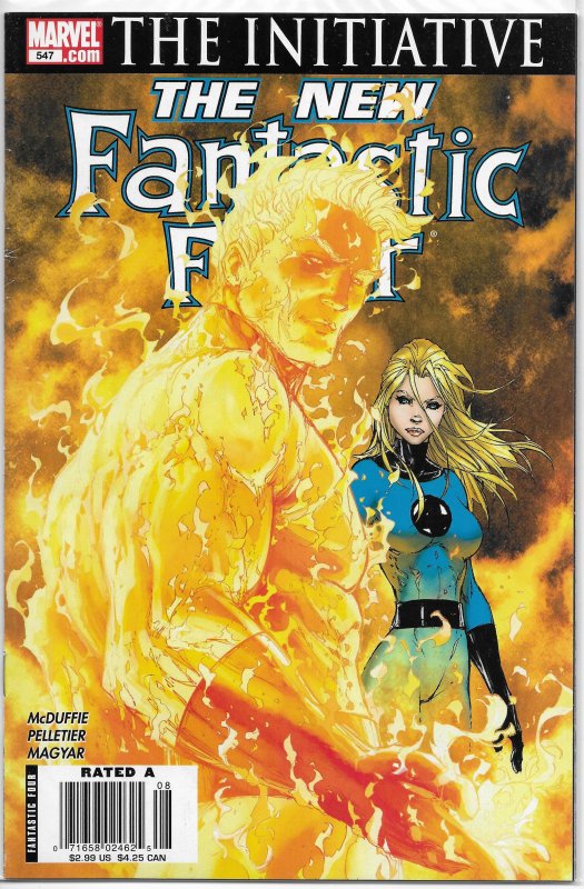 Fantastic Four (vol. 3, 1998) #547 VG (Initiative) McDuffie/Pelletier, Storm