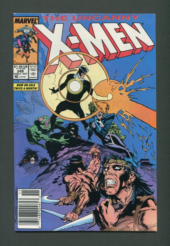 Uncanny X-Men #249  / 9.4 NM- 9.6 NM+  / Newsstand / April 1989