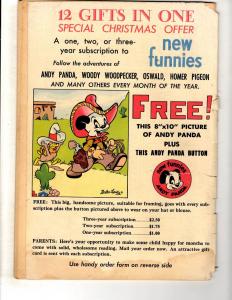 New Funnies #130 GD Dell Golden Age Comic Book Walter Lantz Woody Woodpecker JL8