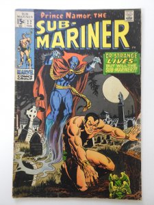 Sub-Mariner #22 (1970) Starring Dr. Strange! VG- Condition!