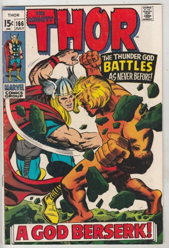 Thor, the Mighty #166 (Jul-69) VF/NM High-Grade Thor