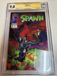 Spawn (1992) # 1 (CGC 9.8 SS) Signed Ken Stacy * 1st Full App