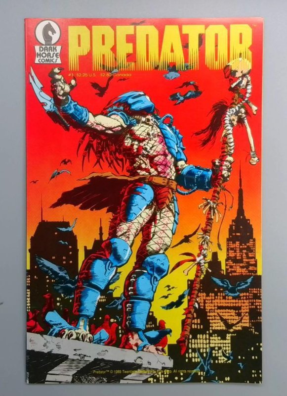 Predator #1 VF First Printing Dark Horse 1989