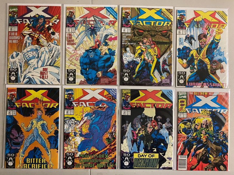 X-Factor lot #21-90 43 diff avg 8.0 (1987-93)