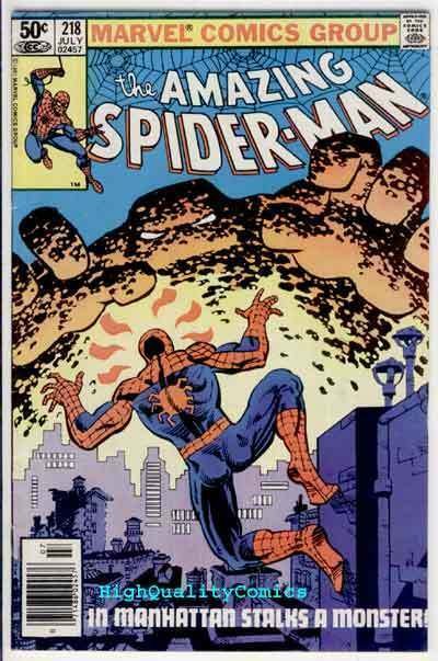 Amazing SPIDER-MAN #218, FN+, Frank Miller, Romita,1963, more ASM in store