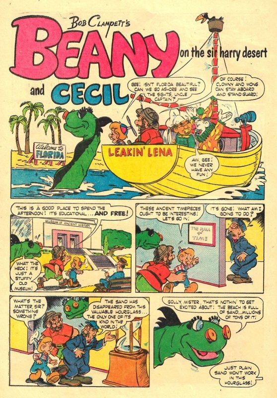 BEANY AND CECIL (Four Color #635)(1955) 8.0 VF  36 Pages of Jack Bradbury Art!