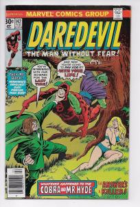 Daredevil #142 - Bullseye / Mr. Hyde / Cobra (Marvel, 1977) - FN/VF