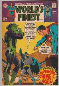 World's Finest #183 (Mar-69) FN/VF Mid-High-Grade Superman, Batman