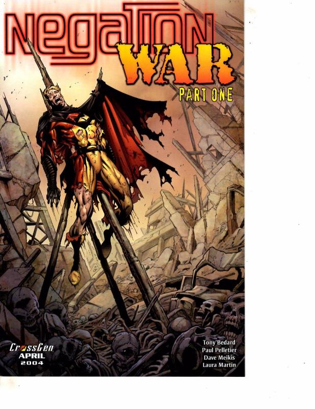 Lot Of 2 Negation War Cross Gen Comic Book #1 2  BH41