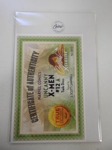 Uncanny X-Men #12 Campbell Cover A (2019) Signed by Campbell Cert sealed!