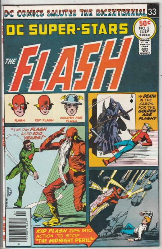 DC Super-Stars #5 (Jul-76) VF/NM+ High-Grade The Flash, Golden Age Flash, Kid...