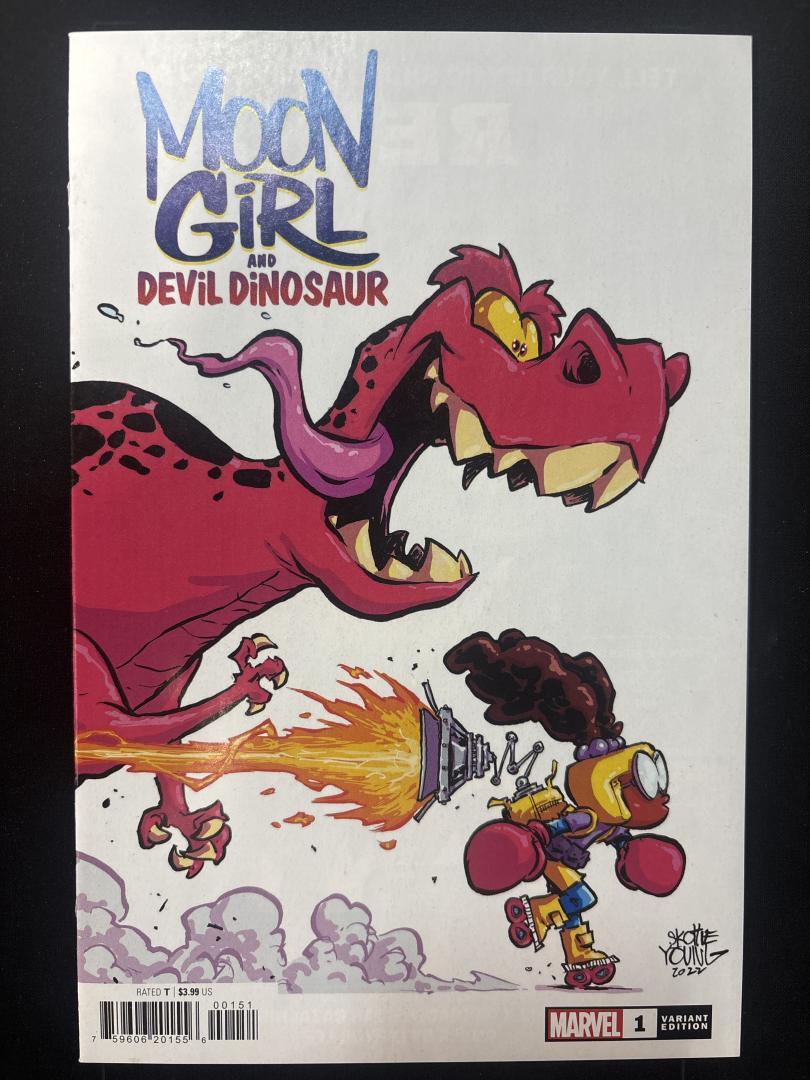 Moon Girl and Devil Dinosaur #1, NM Skottie Young Variant Edition, Marvel