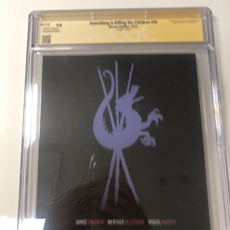 Something Is Killing The Children (2023) #34 (CGC 9.8) Signed Dell'edera *Tynion