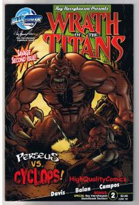 WRATH of the TITANS #2, VF, Clash, Ray Harryhausen, 2007, more indies in store,X