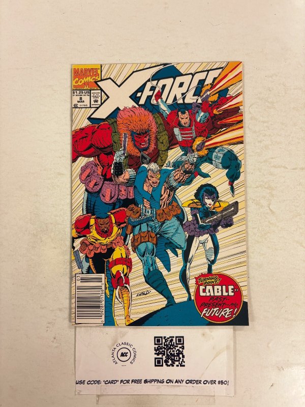 X-Force #8 NM Marvel Comic Books Cannonball Boom-Boom Sunspot Cable 15 HH108