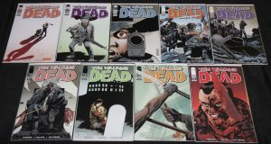 Image WALKING DEAD #103-111 - 9pc Comic Lot Grade VF-NM 1st Ezekiel Kirkman