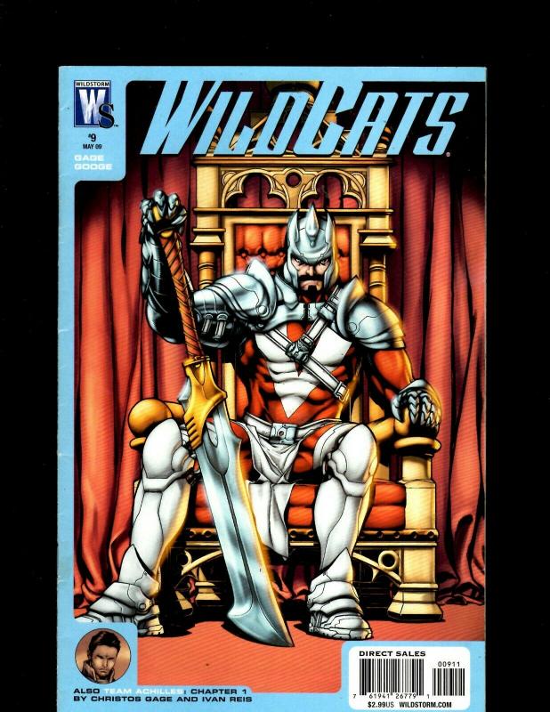 Lot of 12 Wildcats Wildstorm Comic Books #1 2 3 4 5 6 7 7 8 9 10 11 J398