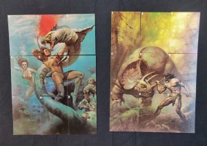 Tarzan Covers by Boris Vallejo - Collectible Puzzle Sets 5 piece Lot