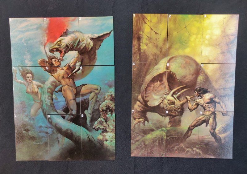 Tarzan Covers by Boris Vallejo - Collectible Puzzle Sets 5 piece Lot