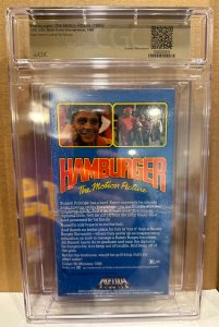 ONE OF A KIND HAMBURGER MOVIE VHS CGC Graded 9.8 A++ Motor City Pedigree
